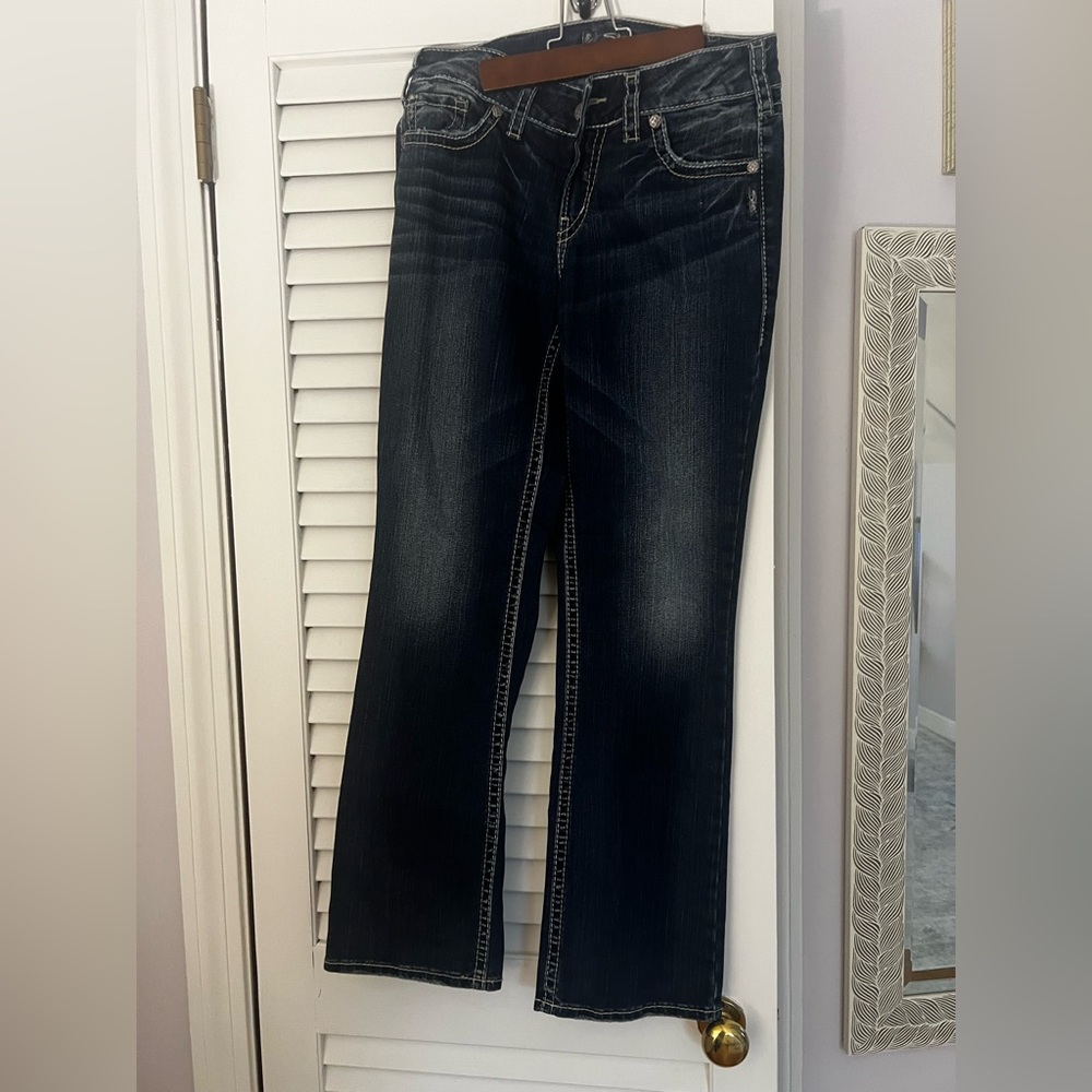 12. Silver Jeans Suki Mid Rise slim bootcut W30 L35